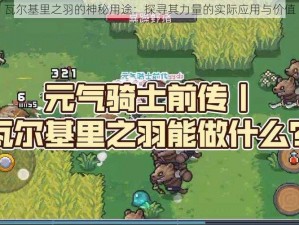 瓦尔基里之羽的神秘用途：探寻其力量的实际应用与价值