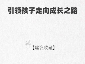 让儿子进入生命之门——从儿童到成年的健康成长之路