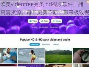 这款性欧美videofree另类 hd视频软件，拥有海量高清资源，每日更新不断，带来极致视觉享受