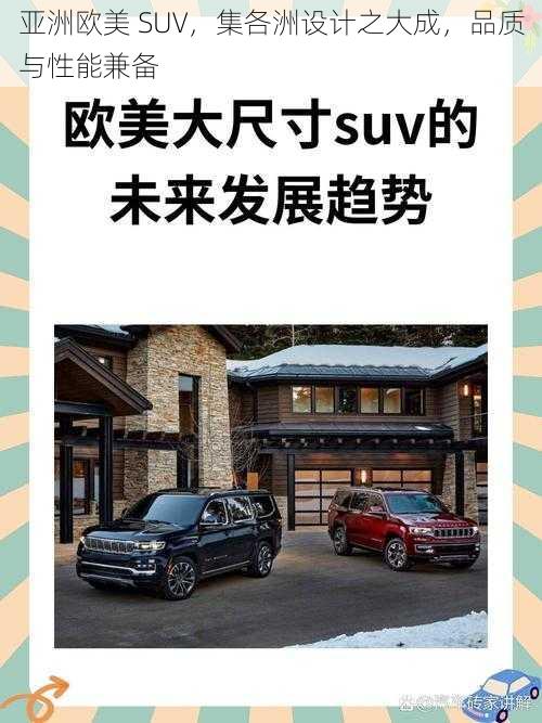 亚洲欧美 SUV，集各洲设计之大成，品质与性能兼备