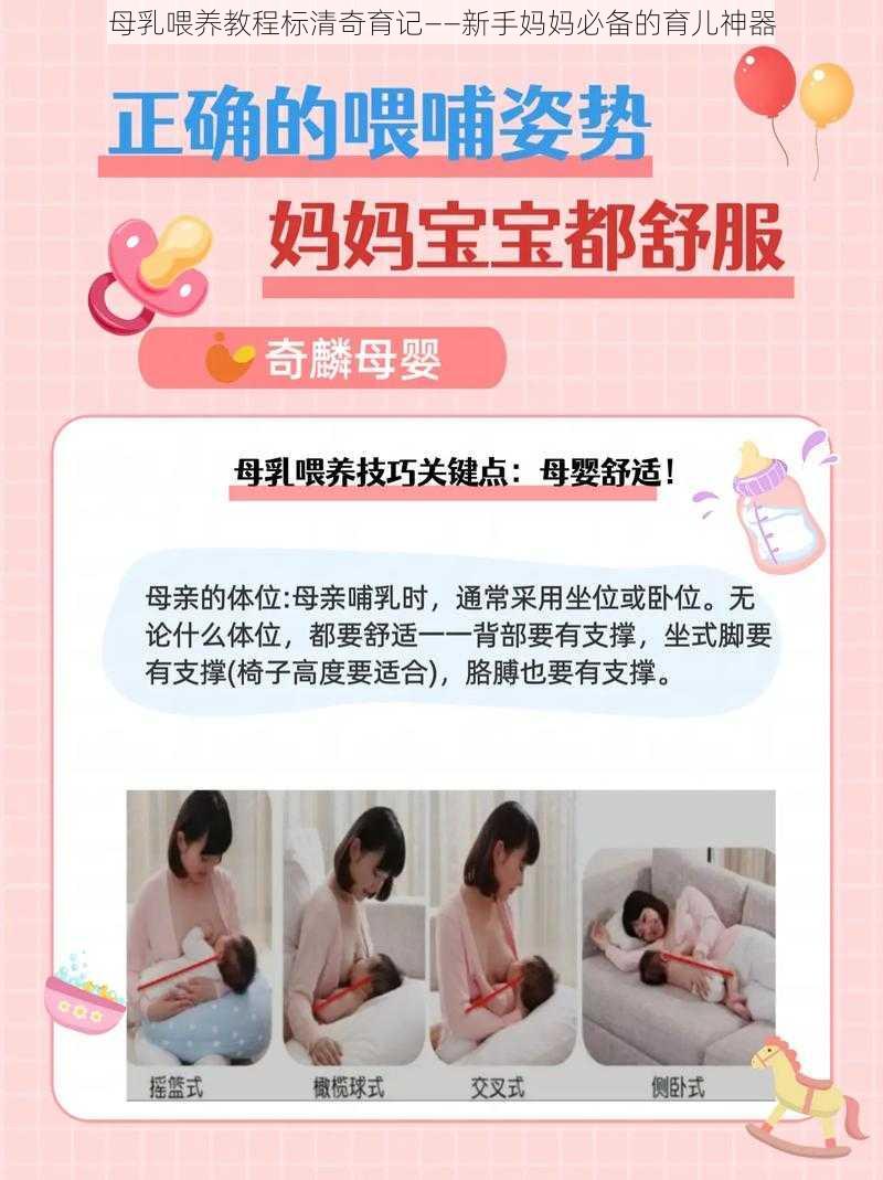 母乳喂养教程标清奇育记——新手妈妈必备的育儿神器