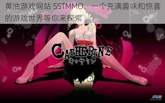 黄油游戏网站 SSTMMO，一个充满趣味和惊喜的游戏世界等你来探索