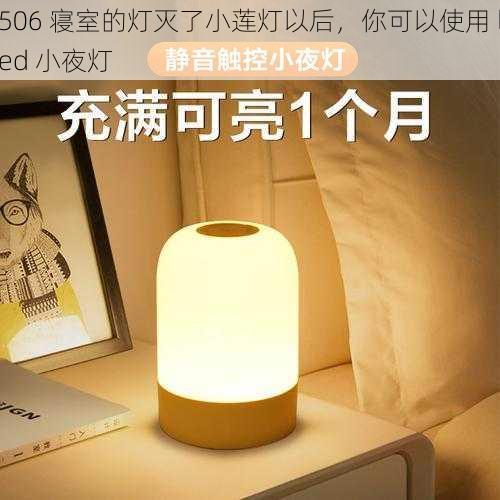 506 寝室的灯灭了小莲灯以后，你可以使用 led 小夜灯