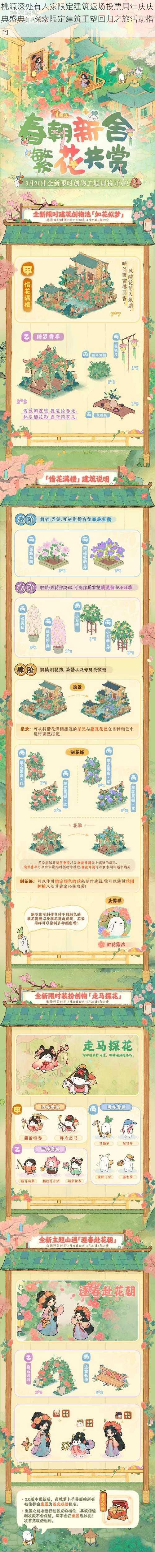 桃源深处有人家限定建筑返场投票周年庆庆典盛典：探索限定建筑重塑回归之旅活动指南