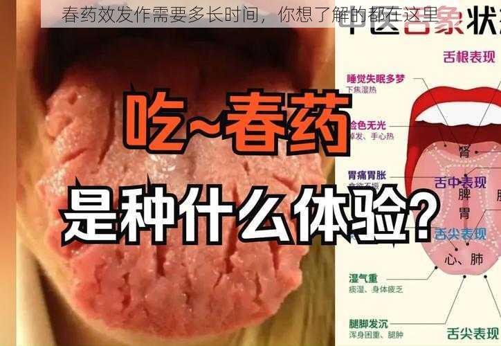 春药效发作需要多长时间，你想了解的都在这里